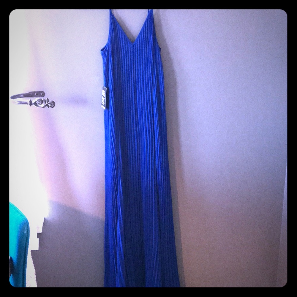 Blue maxi dress